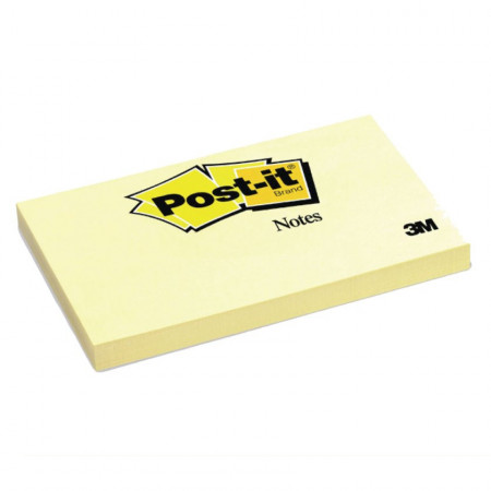 Nota Adhesiva 3M Post-It 655 Amarillo Canario 100 Hojas