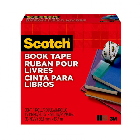 Cinta Adhesiva 3M Scotch Book Tape 845 38.1 mm 13.7 M
