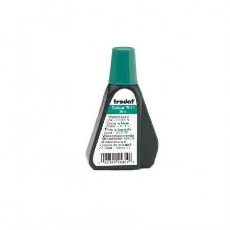 Tinta Trodat 7011 para Tampón 28 ml Verde