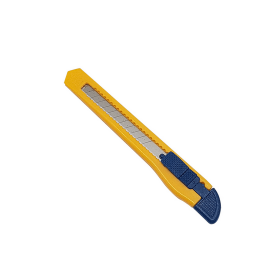 Cuchillo Cartonero Selloffice Chico con Freno Azul