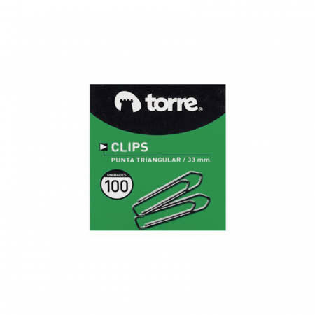 Clips Torre Nro1 Punta Triangular 33 mm