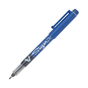 Lápiz Fibra Pilot V-Signpen 0.6 mm Azul