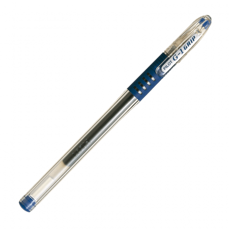 Bolígrafo Pilot Roll Ball G-1 Recargable con Grip 0.5 mm Azul