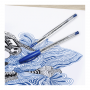 Lápiz Pasta Faber Castell Trilux 032 Punta Media 1.0 mm Azul
