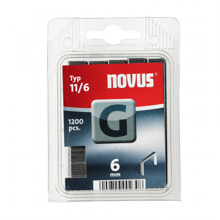 Corchetes Novus 11 g6 Caja de 1200 Unidades