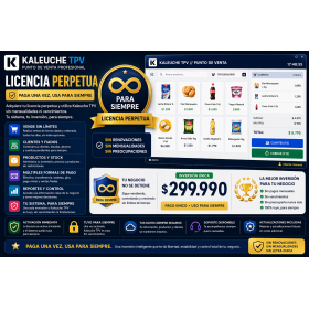 Kaleuche TPV – Licencia Perpetua (Pago Único)