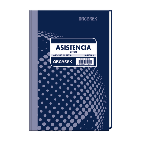 Libro Asistencia Orgarex 21320 50 Hojas