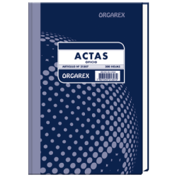 Libro de Actas Orgarex Oficio 200 Hojas