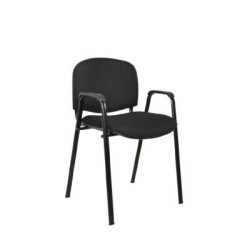 Silla de Visita Gunter Meyer Isso con Brazos Negro