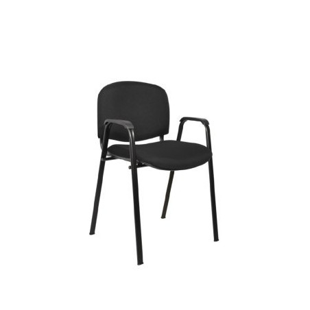 Silla de Visita Gunter Meyer Isso con Brazos Negro