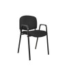 Silla de Visita Gunter Meyer Isso con Brazos Negro