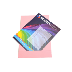 Papel Fotocopia Diazol Color A4 Rosado 250 Hojas