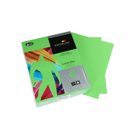 Papel Fotocopia Diazol Color Carta Verde Intenso 80 g 500 Hojas