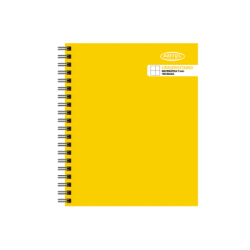 Cuaderno Universitario Artel Liso M7 Tapa Dura Espiral Doble 100 Hojas