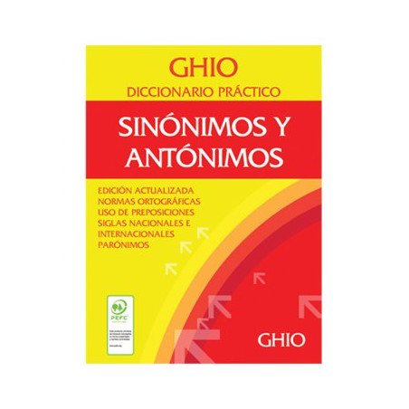 Diccionario Sopena Ghio Sinónimos y Antónimos