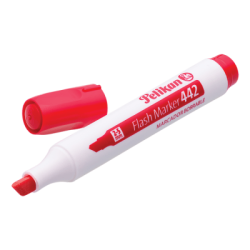 Plumón Pizarra Pelikan 442 Punta Biselada Rojo