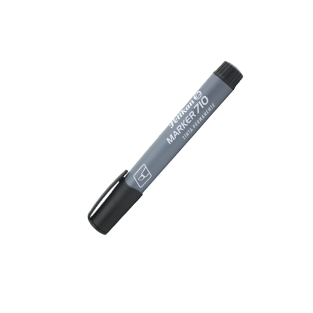 Marcador Permanente Pelikan 710 Punta Biselada Negro