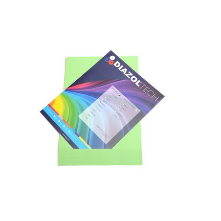 Papel Fotocopia Diazol Color A4 Verde 250 Hojas