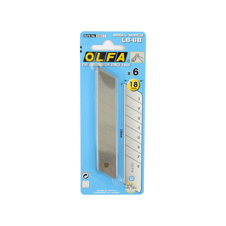 Repuesto Cuchillo Olfa Universal grande Lb-6B 6 Unidades