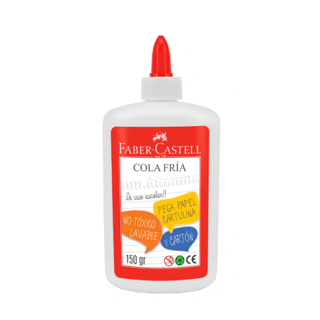 Adhesivo Cola Fría Faber Castell Escolar 150 g