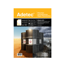 Etiqueta Autoadhesiva Adetec Súper Resistente 1 por Hoja 213x279 mm 25 Unidades