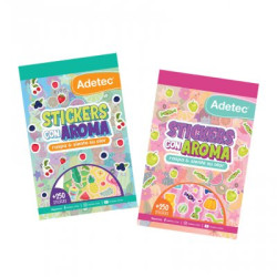 Block de Stickers Adetec Con Aroma